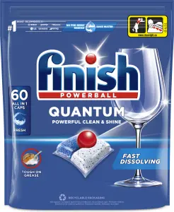 Finish tablety do myčky Quantum All in 1, 60 ks